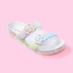 NWT Stoney Clover Lane x Target Tie dye slide sandals